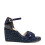 WEAVED WEDGED ESPADRILLES