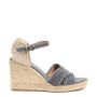 COTTON WEDGED ESPADRILLES