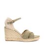 COTTON WEDGED ESPADRILLES
