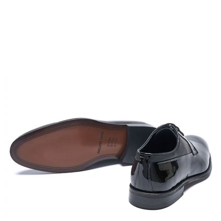 PATENT LEATHER LACE UP SHOES 726127002