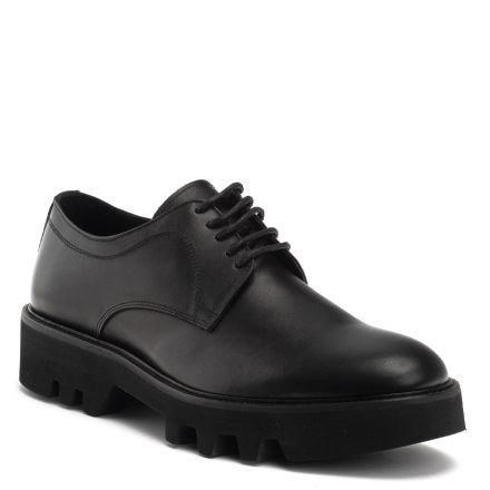 LEATHER LACE UP SHOES