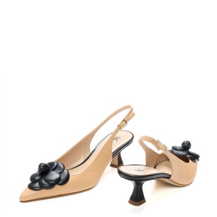 SLINGBACK ΔΕΡΜΑΤΙΝΕΣ ΓΟΒΕΣ 2686