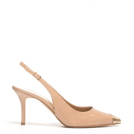 PATENT LEATHER POINTED PUMPS
