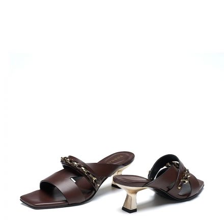 ΔΕΡΜΑΤΙΝΑ MID-HEEL MULES 34G