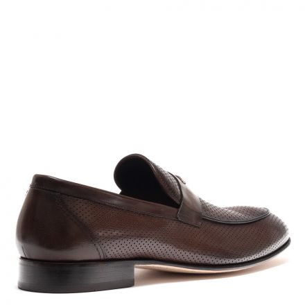 WEAVED LEATHER LOAFERS