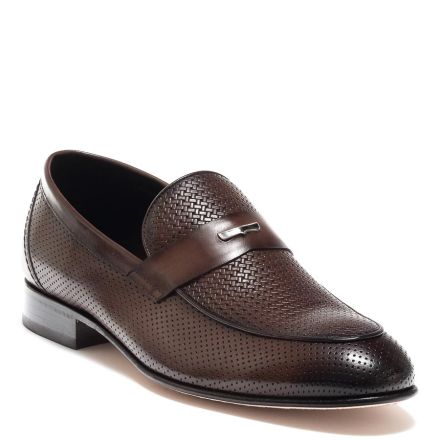 WEAVED LEATHER LOAFERS