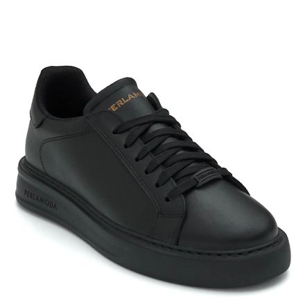 LEATHER SNEAKERS 394SN18BV/NEROnero