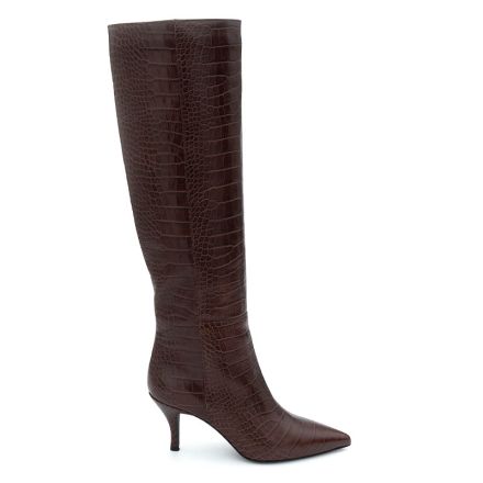 LEATHER HEELED BOOTS 400416