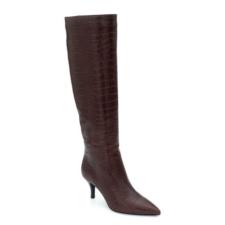 LEATHER HEELED BOOTS 400416