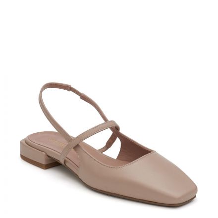 SLINGBACK ΔΕΡΜΑΤΙΝΕΣ ΓΟΒΕΣ 400463