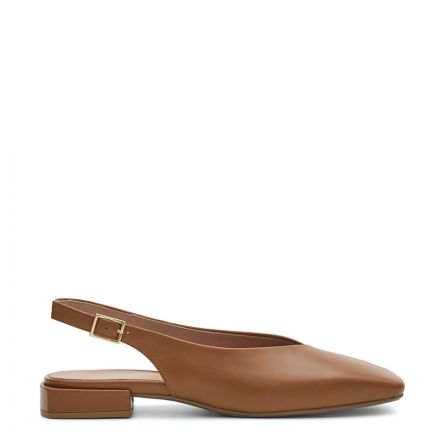 SLINGBACK ΔΕΡΜΑΤΙΝΕΣ ΓΟΒΕΣ 400496