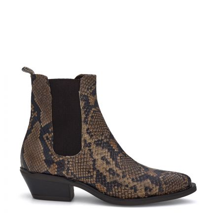 ΔΕΡΜΑΤΙΝΑ SNAKE PRINT TEXAN ΜΠΟΤΑΚΙΑ ΑΣΤΡΑΓΑΛΟΥ 52246P
