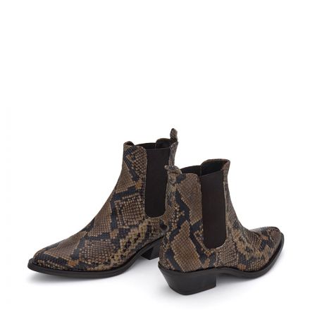 ΔΕΡΜΑΤΙΝΑ SNAKE PRINT TEXAN ΜΠΟΤΑΚΙΑ ΑΣΤΡΑΓΑΛΟΥ 52246P