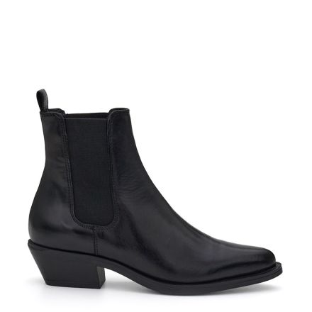 LEATHER TEXAN ANKLE BOOTS 52246V