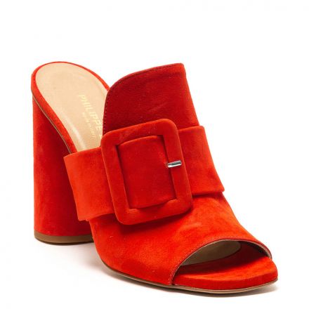 SUEDE MULES