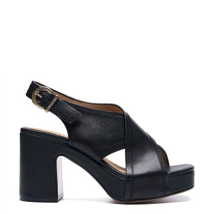 ΔΕΡΜΑΤΙΝΑ BLOCK-HEEL ΠΕΔΙΛΑ 651