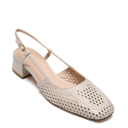 SLINGBACK ΔΕΡΜΑΤΙΝΕΣ ΓΟΒΕΣ 072651V