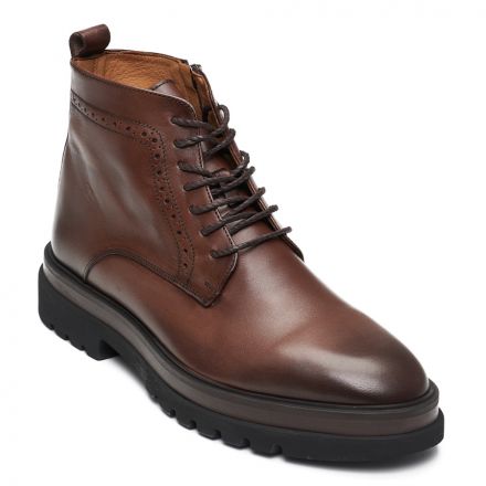 LEATHER LACE UP BOOTS 7176741