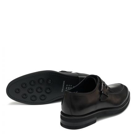 LEATHER MONK STRAP SHOES 7127985
