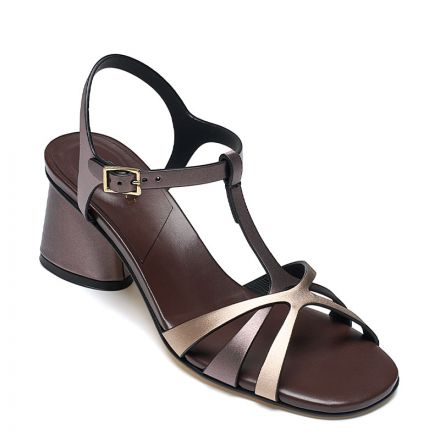 ΔΕΡΜΑΤΙΝΑ MID-HEEL ΠΕΔΙΛΑ 74HM