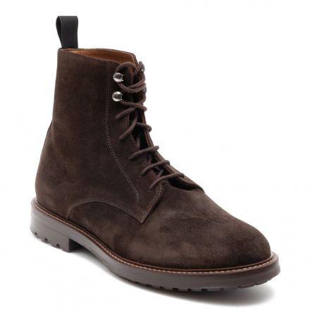 SUEDE LACE UP BOOTS