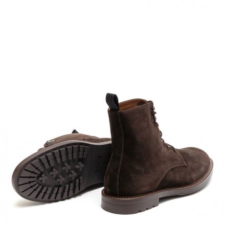 SUEDE LACE UP BOOTS