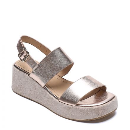 LEATHER WEDGES 834