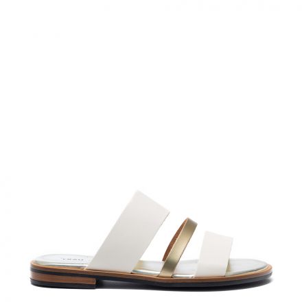 LEATHER FLAT SANDALS