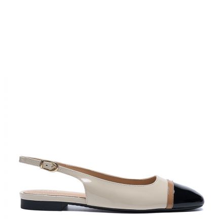 SLINGBACK ΛΟΥΣΤΡΙΝΙ ΔΕΡΜΑΤΙΝΕΣ ΓΟΒΕΣ 91K0
