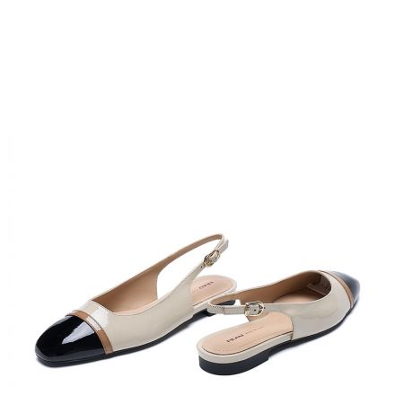 SLINGBACK ΛΟΥΣΤΡΙΝΙ ΔΕΡΜΑΤΙΝΕΣ ΓΟΒΕΣ 91K0