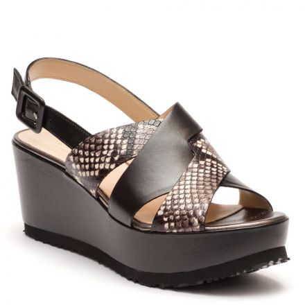 LEATHER WEDGES