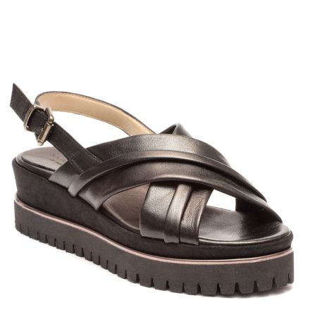 LEATHER WEDGES