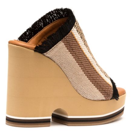 LEATHER WEDGES