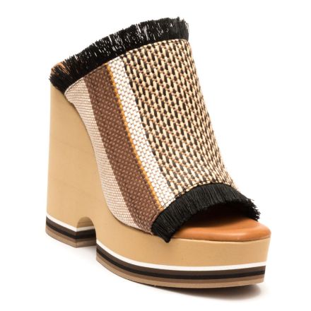 LEATHER WEDGES