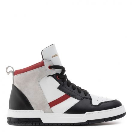 LEATHER HIGH TOP SNEAKERS