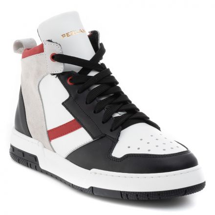 LEATHER HIGH TOP SNEAKERS