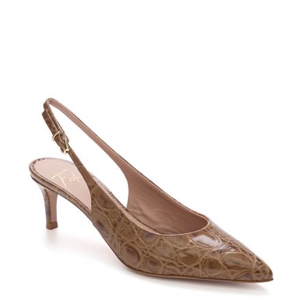 SLINGBACK ΔΕΡΜΑΤΙΝΕΣ ΓΟΒΕΣ BRUNY