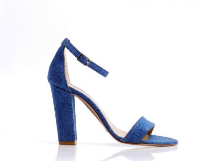 DENIM HIGH HEEL SANDALS 300E74B_JEANS