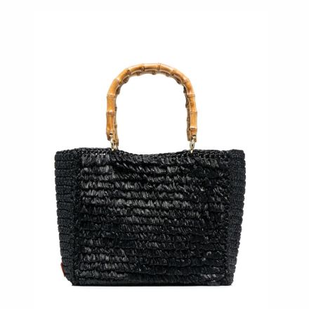 DIAMANTE RAFFIA BAG