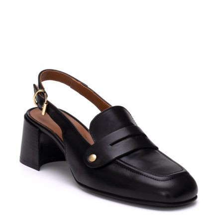 LEATHER SLINGBACK PUMPS DIANAV