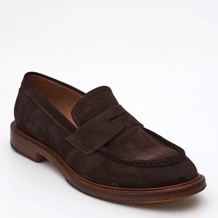 HANDCRAFTED SUEDE LOAFERS DR48A