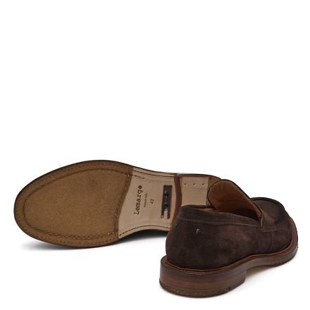 HANDCRAFTED SUEDE LOAFERS DR48A
