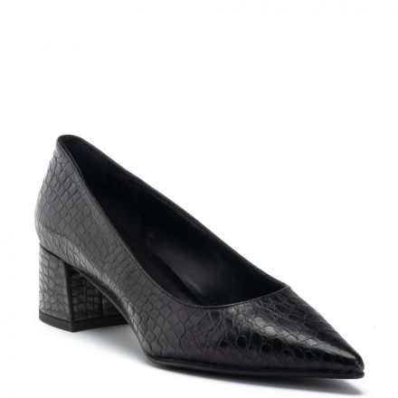 LEATHER POINTED PUMPS