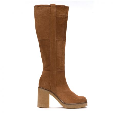 LEATHER HEELED BOOTS