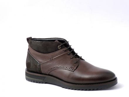 LEATHER LACE UP BOOTS 401TUQ