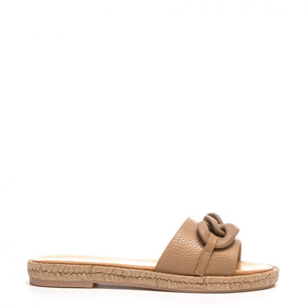 ΔΕΡΜΑΤΙΝΑ FLAT SLIPPERS