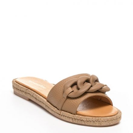 ΔΕΡΜΑΤΙΝΑ FLAT SLIPPERS