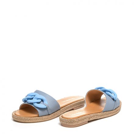 ΔΕΡΜΑΤΙΝΑ FLAT SLIPPERS