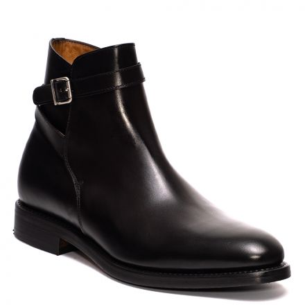 LEATHER ANKLE BOOTS 209490VH