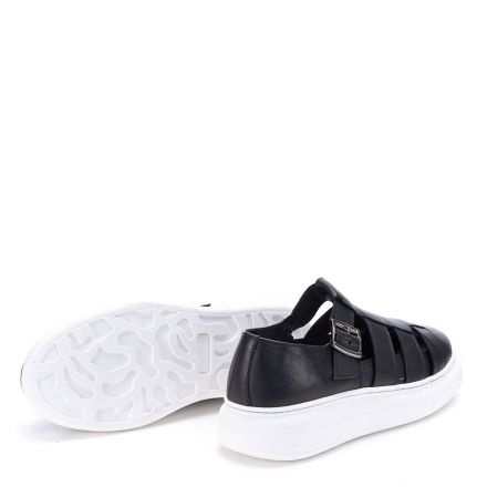 LEATHER CUT OUT LOAFERS